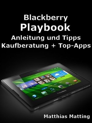 cover image of Blackberry Playbook